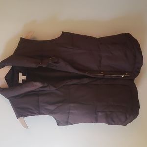Charter Club puffy brown vest